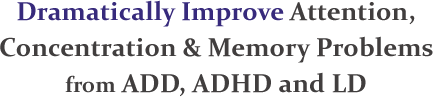 Treatment for ADD and ADHD in Adults and Chilren